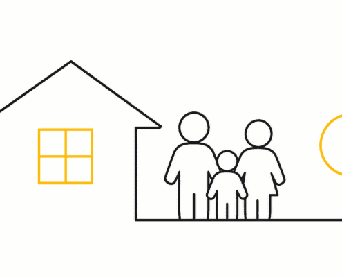 minimalistesche Haus